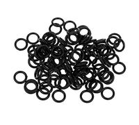 pistro 100pcs Anneaux Ronds pour Montage Carpe, Accessoires Bas de Ligne avec Crochets, Tackle Terminal Pratique pour Pêche