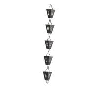 pistro Adaptateur de chaîne de pluie en acier inoxydable pour décoration de jardin 100 cm
