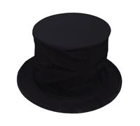 pistro Chapeau de Magicien Pliable avec Compartiment - Accessoire Magique pour Tours (Tissu Doux, Ajustement Universel)