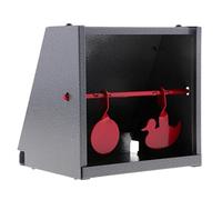 pistro Cible de tir intégrée avec capteur à granulés pour l'entraînement - Noir et rouge