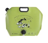 pistro Conteneur d'eau de Qualité Alimentaire 8L avec Robinet, Réservoir d'eau Pliable Portable pour Camping, Randonnée, Barbecue- Vert