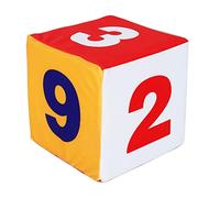pistro D6 Dés de jeu à six faces en éponge douce pour carnaval - Chiffres