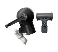 pistro Ensemble de rechange avec manivelle et support de direction pour parasol de terrasse - Gris