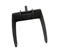 pistro Fourche pliable en métal pour chariot de jardin, brouette, 10 cm de large