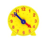 pistro Horloge Pédagogique pour Enfants, Jouet de Table Salle de Classe, Outil d'apprentissage Facile à Lire Horloge Analogique Activité Éducative- 24 Heures