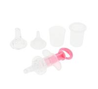 pistro Kit de compte-gouttes pour animaux de compagnie pour chiens et chats - Seringue d'alimentation médicamenteuse avec tétine et tasse en silicone souple, sûr et facile à utiliser