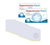 pistro Lot de 12 patchs anti-hypertension - Plâtre nettoyant pour vaisseaux sanguins pour soulager l'hypertension artérielle, 6,1 x 7,9 cm, application facile du nombril (lot de 2 sacs)