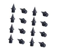 pistro Lot de 16 Pointes de Rechange pour Chaussures d'athlétisme Homme, Pointes pour compétition en extérieur- Noir