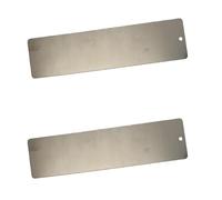 pistro Lot de 2 Grattoirs à Fart pour Snowboard et Ski en Acier Inoxydable, Outil de Retrait et Application, 23 cm x 6 cm