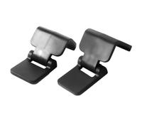 pistro Lot de 2 verrous de terrarium pour aquariums - Clips robustes pour boîte d'élevage amphibie et boucles d'alimentation pour tortue - Clips de terrarium pour reptiles, 4,7 cm x 3 cm, noir