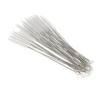 pistro Lot de 50 brosses de nettoyage réutilisables en acier inoxydable pour biberon, gobelet, bouteille d'eau et tubes