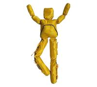 pistro Mannequin d'entraînement pour grappling et boxe, équipement vide pour judo et jiu-jitsu brésilien, 67 pouces ou 67 pouces en tissu Oxford Arts Martiaux - Jaune 175 cm
