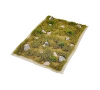 pistro Mini touffes d'herbe Artificielle pour modélisme ferroviaire, Groupes de végétation Simulation d'herbe pour paysages Diorama Bricolage à l'échelle- Vert d'automne