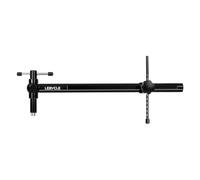 pistro Outil de jauge d'alignement de cintre de dérailleur, accessoire de réparation et d'entretien de vélo avec correction de rotation à 360° pour roues de 12 à 29 pouces - Noir