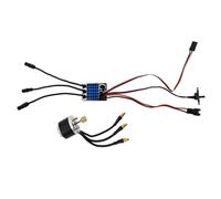 pistro Outrunner Moteur sans balais et kit de mise à niveau de puissance AM32 ESC 2600 kv pour voiture télécommandée MN168 MN99S MN82 MN82Pro 1/12
