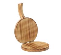 pistro Presse à tortilla en bois - Presse à tortilla en bois bio - Presse à tortilla ergonomique et multifonctionnelle pour raviolis, tortillas, crêpes