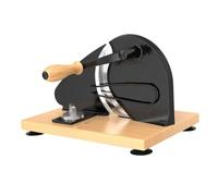pistro Trancheuse à pain manuelle avec lame dentelée - Coupe largeur réglable pour usage domestique et commercial (30 x 19,8 x 19 cm)