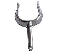 pistro Verrou de rames en acier inoxydable - Accessoires de montage latéral pour bateau, kayak, canoë, yacht