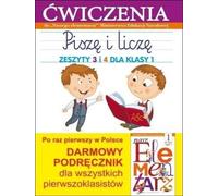 Piszę i liczę Zeszyty 3-4 dla klasy 1 - Anna Wiśnieska (Bildung für Kinder auf Polnisch)