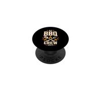 Pit BBQ Crew Adults Grilling Grill Master PopSockets PopGrip Adhésif