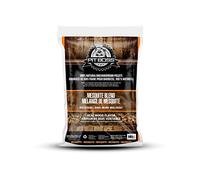 PIT BOSS 100% All-Natural Hardwood Mesquite Blend BBQ Grilling Pellets, 20 Pound Bag, Brown, Bois