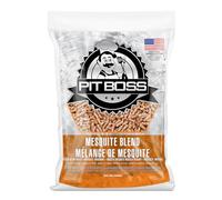 Pit Boss 100% All-Natural Hardwood Mesquite Blend BBQ Grilling Pellets, 20 Pound Bag, Brown, Bois