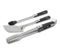 Pit Boss Ensemble d'outils Soft Touch en acier inoxydable – Lot de 3