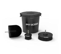 Pit Boss – Kit pour visseuse avec 3 brosses de nettoyage pour grilles de barbecue