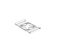 Pit Boss Sportsman 3 40423 Dessous de plat réversible (pour cuisiner avec un wok/poêle, accessoires de barbecue)