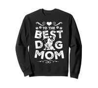 Pit Bull Best Dog Mom Dogs Lovers Funny Mothers Day Sweatshirt