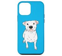 Pit Bull Blanc, Pittie Blanche, Pitbull Lover, Chien de Race Bully Coque pour iPhone 12 Mini