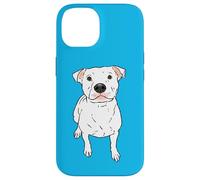Pit Bull Blanc, Pittie Blanche, Pitbull Lover, Chien de Race Bully Coque pour iPhone 14