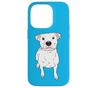 Pit Bull Blanc, Pittie Blanche, Pitbull Lover, Chien de Race Bully Coque pour iPhone 14 Pro