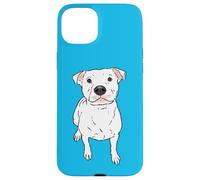 Pit Bull Blanc, Pittie Blanche, Pitbull Lover, Chien de Race Bully Coque pour iPhone 15 Plus