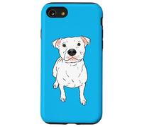 Pit Bull Blanc, Pittie Blanche, Pitbull Lover, Chien de Race Bully Coque pour iPhone SE (2020) / 7/8