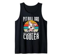 Pit Bull Dad Like A Regular Dad But Cooler Dog Lovers Débardeur