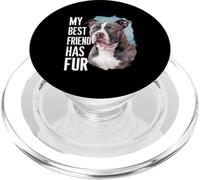 Pit-bull dans le style colorant en eau PopSockets PopGrip pour MagSafe