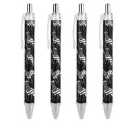 Pit Bull Dog - Stylo à bille rétractable avec motif drapeau des États-Unis 0,5 mm, pointe fine, écriture lisse pour bureau, 1 pièce AS PIC 2