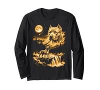 Pit Bull Howling to The Moon American Pit Bull Terrier Manche Longue
