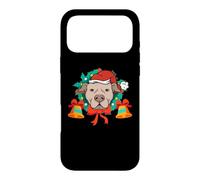 Pit Bull Père Noël lumières Sapin de Noël garçon Chien dogmes Coque pour iPhone 17 Pro Max
