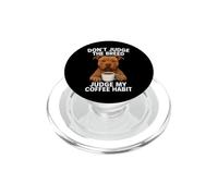 Pit Bull Pitbull Pittie Stop Discrimination Coffee Lover PopSockets PopGrip pour MagSafe