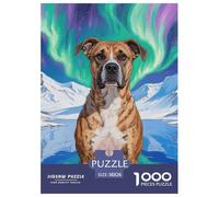 Pit Bull Terrier Puzzle 1000 Pièces DIY Divertissement Puzzles Classiques Chien Mignon Puzzle De Qualité Supérieure pour Enfants À Partir De 14 Ans38x26cm/1000pcs