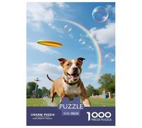 Pit Bull Terrier1000 Pièces PuzzleChien Encastrement Parfait, Adultes/Enfants, Puzzle Adulte, Activités Familiales 38x26cm/1000pcs
