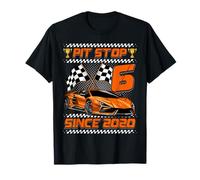 Pit Stop 6th Birthday Boys 6 Year Old Kids Since 2020 T-Shirt