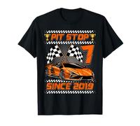Pit Stop 7th Birthday Boys 7 Year Old Kids Since 2019 T-Shirt