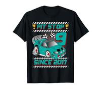 Pit Stop 9th Birthday Boys 9 Year Old Kids Since 2017 T-Shirt