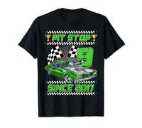 Pit Stop 9th Birthday Boys 9 Year Old Kids Since 2017 T-Shirt