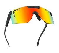 Pit Viper Lunettes de soleil I The Original 2.0 I Large Fit I Verres polarisés HDPV, monture indestructible I Turbo réglable pour un ajustement parfait I Sac en microfibre et sangles de fixation I