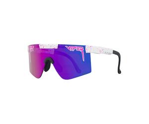 Pit Viper - Lunettes de soleil - The LA Brights Original Wide HDPV Polarized Pink Purple - Blanc Blanc