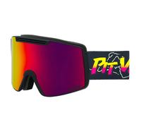 Pit Viper The Power Surge Backslap Small Ski Goggles Noir Red Revo/CAT3